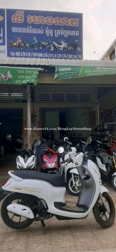 Honda Scoopy 2023y ម៉ាស៊ីនស្អាត សន្នុំ រំលស់សុទ្ធ100%