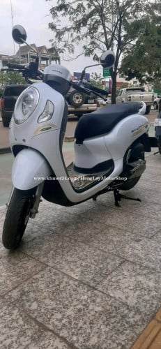Honda Scoopy 2023y ម៉ាស៊ីនស្អាត សន្នុំ រំលស់សុទ្ធ100%