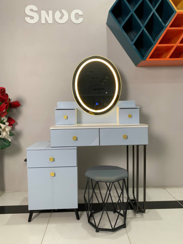 Makeup table set with chair