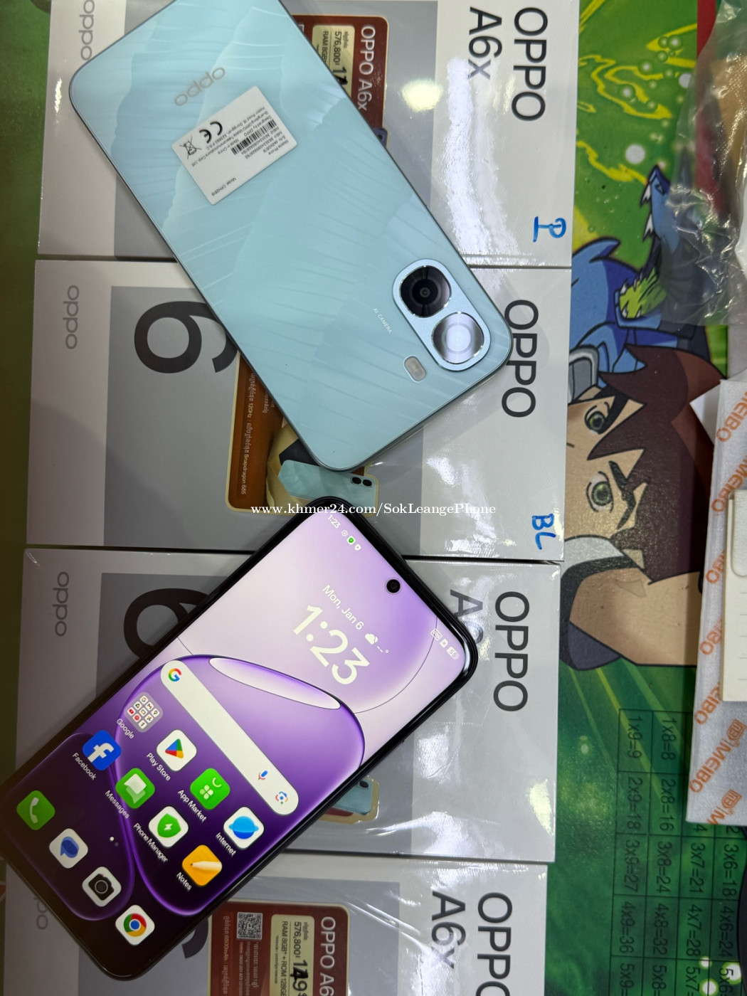 OPPO A6X(8g*+128g)ថ្មី