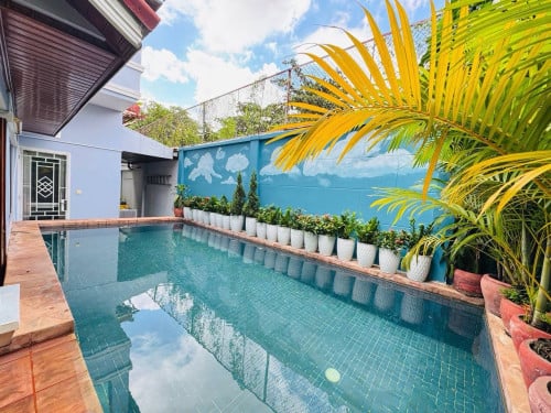 3 Bedroom Pool Villa for Rent in Borey Chamkarmorn