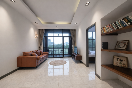 Service Apartment BKK1 | 2 Bedroom For Rent On 4 Floor