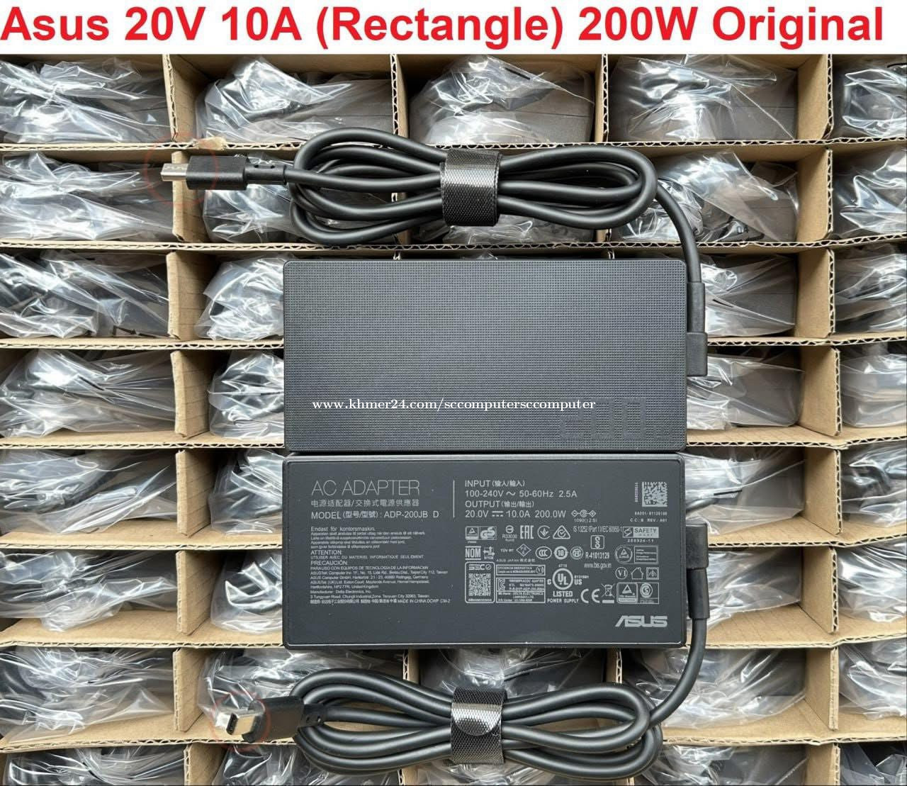 Rectangular Asus Computer Componet - Adapter Asus 20V 10A (Rectangle) 180W Original ...