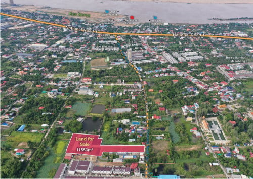 ដីលក់តំលៃក្រោយទីផ្សារខ្លាំង 1m2 168$ ចរចា