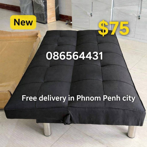 Beautiful fabric Sofa bed ( សាឡុងកាច់ដេកបាន)