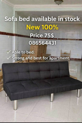 Beautiful fabric Sofa bed ( សាឡុងកាច់ដេកបាន)
