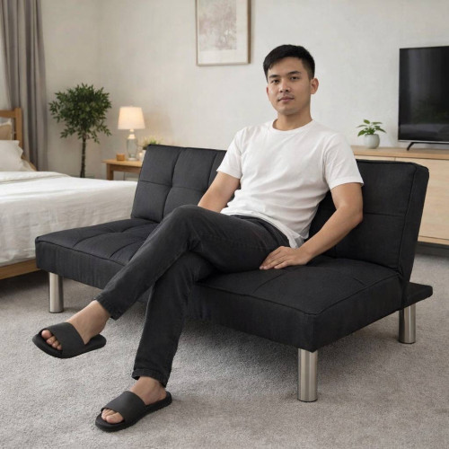 Beautiful fabric Sofa bed ( សាឡុងកាច់ដេកបាន)
