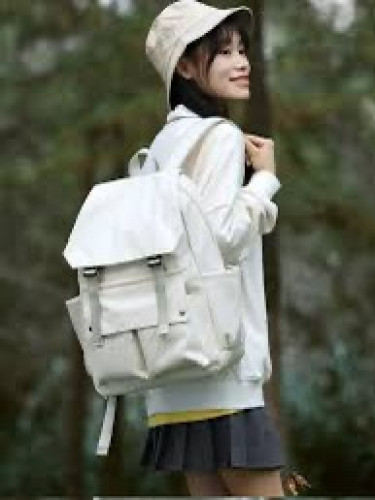 Students backpack Japanese style