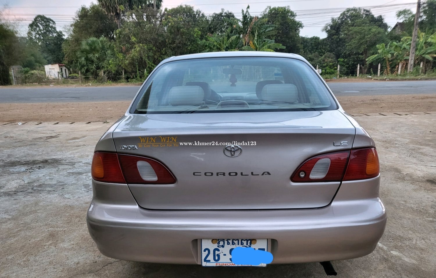 លក់កូរូឡា 98 ពណ៌ទឹកមាស ឡានអ្នកប្រើ