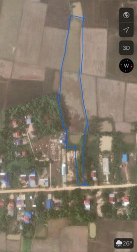 ដីលក់បន្ទាន់ ជាប់ផ្លូវធំ30m