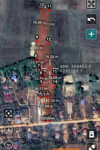 ដីលក់បន្ទាន់ ជាប់ផ្លូវធំ30m
