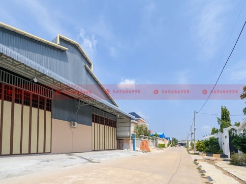 925 Sqm Warehouse For Lease Along Sub-Concrete Road In Sen Sok Area