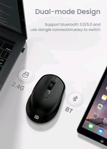 Bluetooth and USB wireless Mouse 2.4G include battery