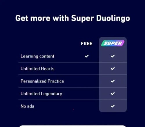 Duolingo Super​ 1Year Upgrade - account ផ្ទាល់ខ្លួន