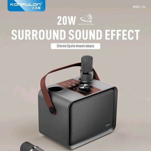Karaoke speaker konfulon 2microphone