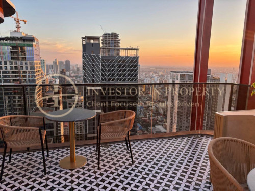 Luxury 2 Bedroom Apartment for Rent – BKK1 | 28th Floor | Phnom Penh City Center