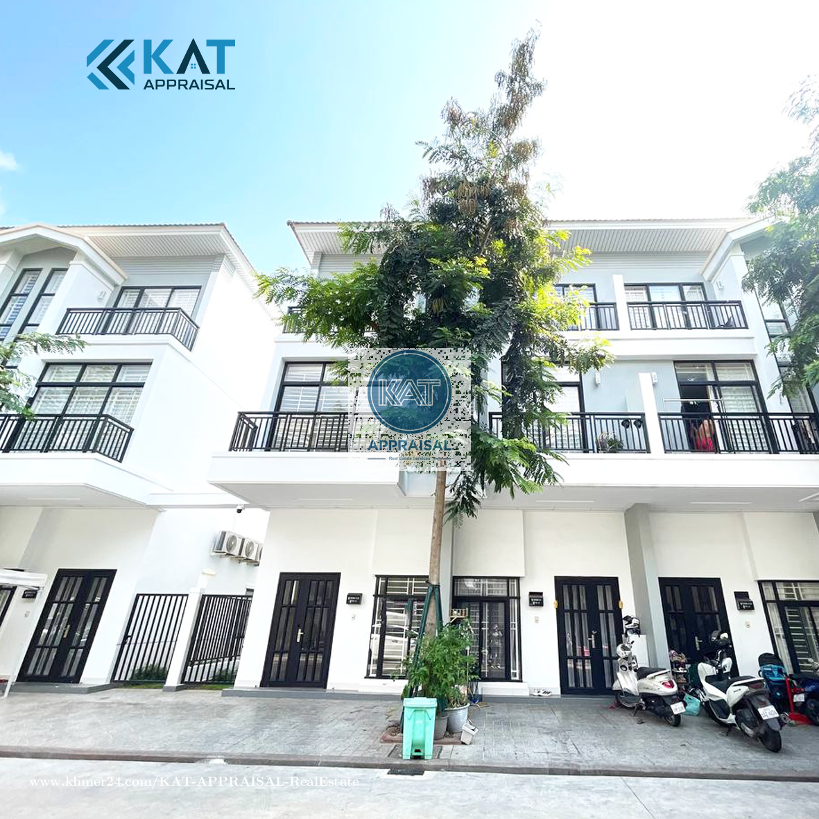 វីឡាកូនកាត់សម្រាប់ជួល | Link house LV For Rent សល់ដីចំហៀង