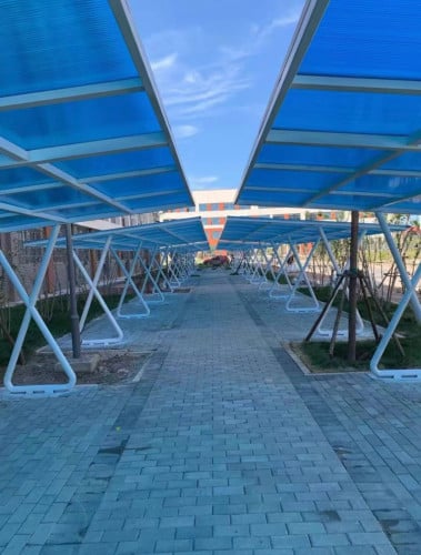 ដំបូលប៉ូលីស្រទបចេក Polycarbonate Hallow Sheet