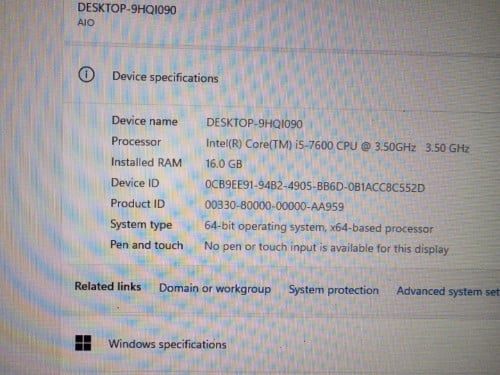 All-in-One i5-7th Generation @80$