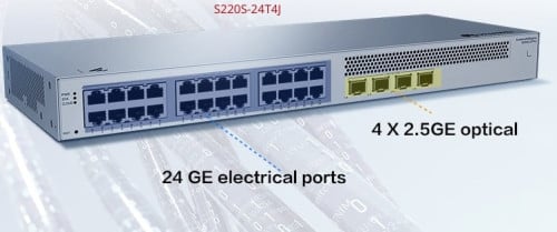 Huawei S220S-24T4J 24-Port Gigabit Layer-2 Managed Switch