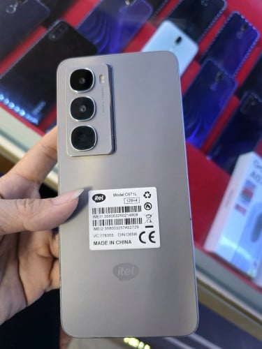 itel city 100 ram4G+4G/128G sim2 ធានាហ្សីនសុំនុំ ស្អាត99%