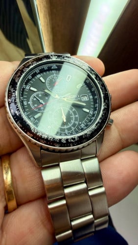 Original Vintage SEIKO CHRONOGRAPH 100M Black Dial 2004 - (Condition 80%)