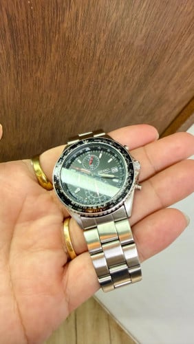 Original Vintage SEIKO CHRONOGRAPH 100M Black Dial 2004 - (Condition 80%)