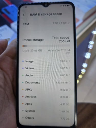 ViVO Y36  ram8G+8G/256G sim2 ធានាហ្សីនសុំនុំ ស្អាត99%