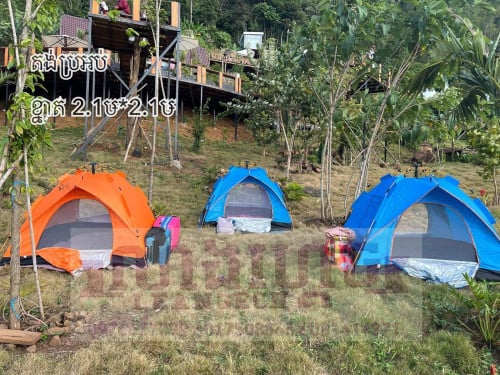 តង់បោះជំរុំ ប្រអប់ មាន ការពារuv ពីក្នុង មានបញ្ចុះតលម្លៃពិសេស