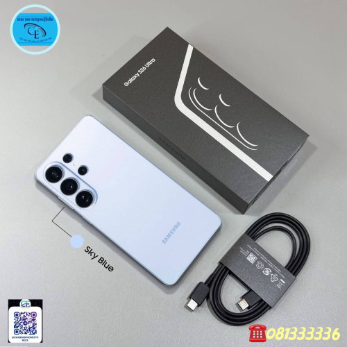 Galaxy S26 Ultra5G Ram12G/512G ថ្មីប្រអប់ធានាក្រុមហ៊ុន1ឆ្នាំតម្លៃពិសេសជូន