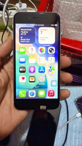iPhone SE2 64GB សាណុំហ្សុីនទាំងអស់✅តួរស្អាតខ្ចី99%