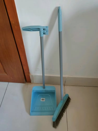 New Broom & Dustpan