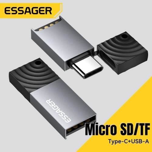 Essager 2-in-1 Card Reader មានទាំង Type-A និង Type-C
