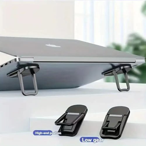 Mini Laptop Stand x2 ជើងទម្រ ២ កម្ពស់សម្រាប់ Laptop (មួយគូ)