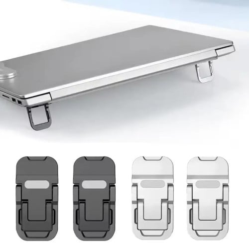 Mini Laptop Stand x2 ជើងទម្រ ២ កម្ពស់សម្រាប់ Laptop (មួយគូ)