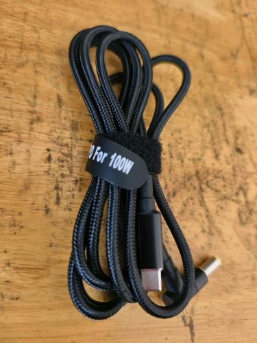New Cable Charger Type C to Laptop Charger