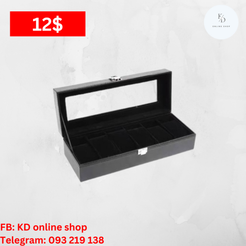 ប្រអប់នាឡិកា 6 ថត | Watch Box |