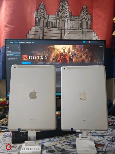 iPad (6th generation) 32g / ប្រេី sim+WiFi សុំណុំហ្សុីនទាំងអស់ លក់តំលៃក្រោមទីផ្សារនៅកម្ពុជា 90$ ដាច់