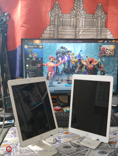 iPad (6th generation) 32g / ប្រេី sim+WiFi សុំណុំហ្សុីនទាំងអស់ លក់តំលៃក្រោមទីផ្សារនៅកម្ពុជា 90$ ដាច់
