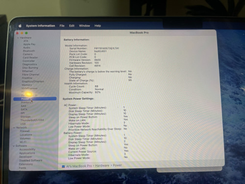 MacBook Pro M1 Pro 14” cycle count 68 $850 price $780.00 in Nirouth ...