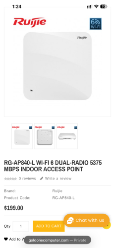Ruijie wifi access point AP840-L