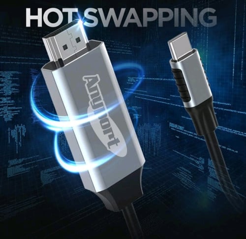 Type C Hdmi Cable ( DP Alt,Mirroring,Dex,OTT)