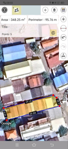 ដីលក់ ទំហំ 8.7m x 40m