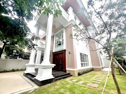 វីឡាព្រីនសម្រាប់ជួល | Villa Prince B Rent in borey Penghout Beoung Snor