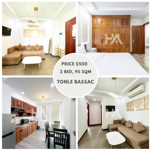 2 Bedroom For rent In Tonle Bassac !