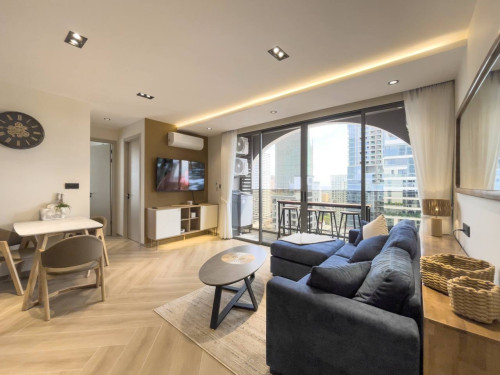 2 Bedroom Time Square 5 Condo for rent- BKK1 -Phnom Penh.