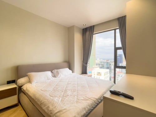 2 Bedroom Time Square 5 Condo for rent- BKK1 -Phnom Penh.