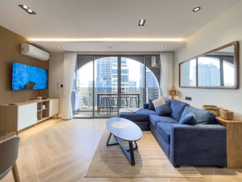 2 Bedroom Time Square 5 Condo for rent- BKK1 -Phnom Penh.