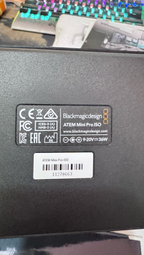 Blackmagicdesign Atem Mini Pro ISO New