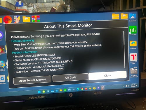 Samsung 28” Odyssey G7 4K/UHD Flat Smart Monitor (144Hz)